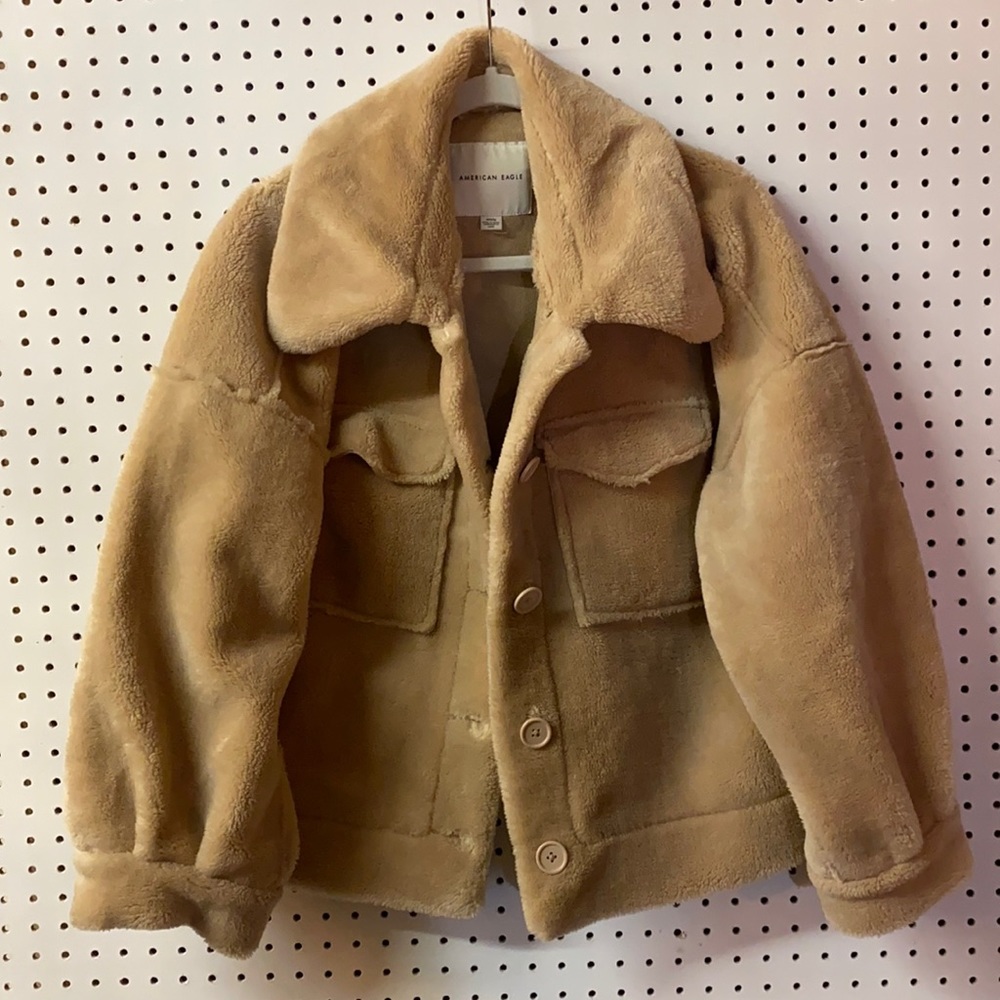 FUZZY American Eagle coat